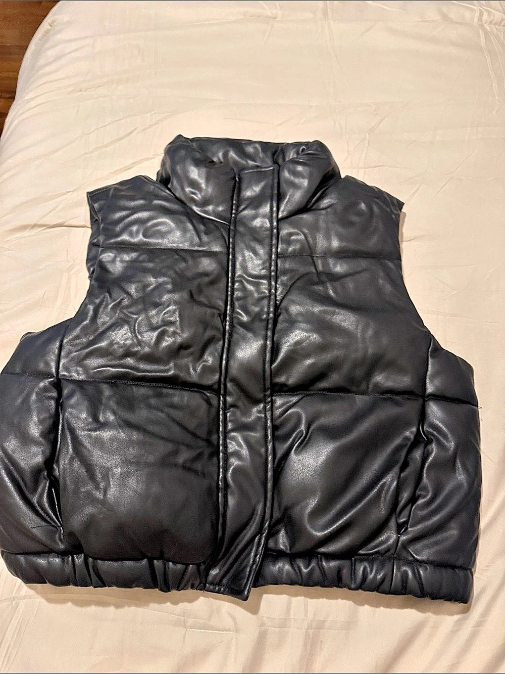 Ci Sono Black Puffer Vest